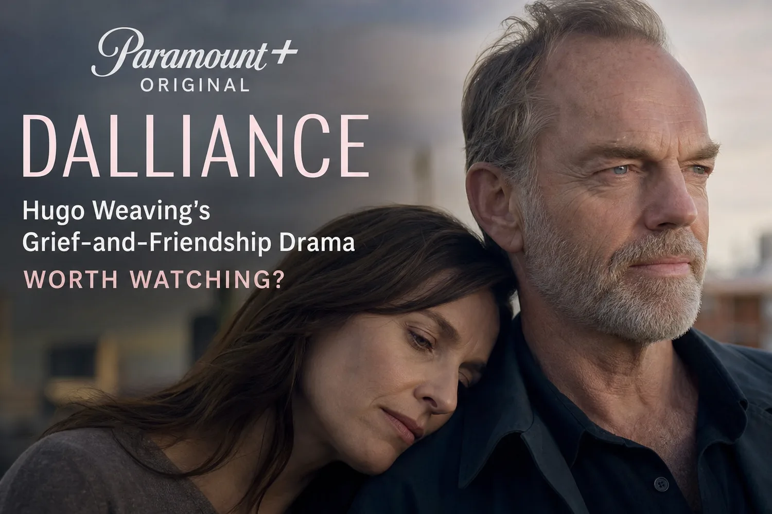 Key art for Dalliance showing Hugo Weaving and Catherine McClements.