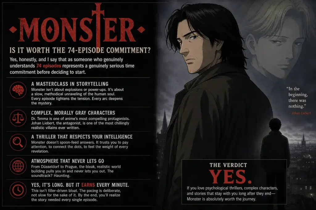 Key art for the anime series Monster.
